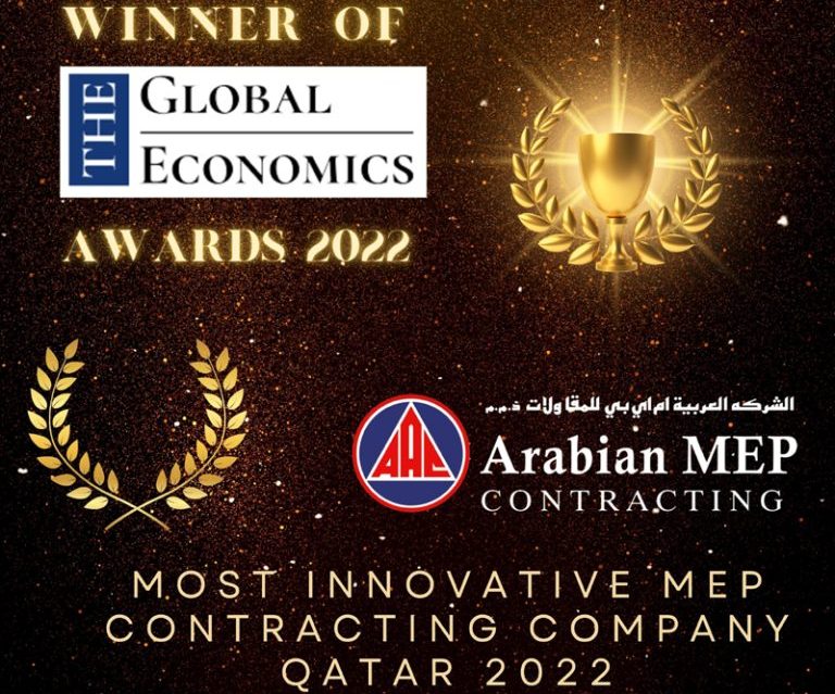 Arabian MEP became the winner of Award category “Most Innovative MEP Contractor, Qatar 2022”